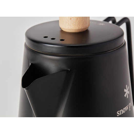 【安心のアフターサービス】スノーピーク フィールドバリスタケトル ブラック Online Edition CS-115R-EC  Field Barista Kettle ヤカン ポット キャンプ やかん