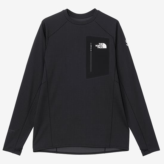 ザノースフェイス エクスペディションドライドットクルー NT12523 メンズ/男性用 長袖Ｔシャツ EX DRY DOT CR