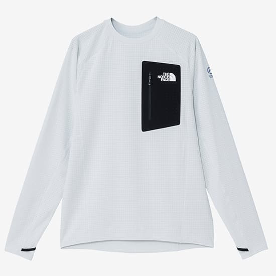ザノースフェイス エクスペディションドライドットクルー NT12523 メンズ/男性用 長袖Ｔシャツ EX DRY DOT CR