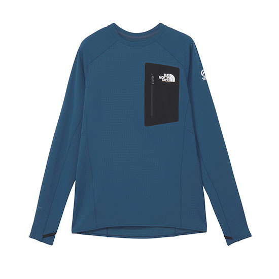 ザノースフェイス エクスペディションドライドットクルー NT12523 メンズ/男性用 長袖Ｔシャツ EX DRY DOT CR