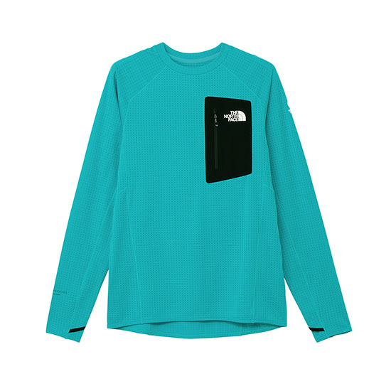 ザノースフェイス エクスペディションドライドットクルー NT12523 メンズ/男性用 長袖Ｔシャツ EX DRY DOT CR