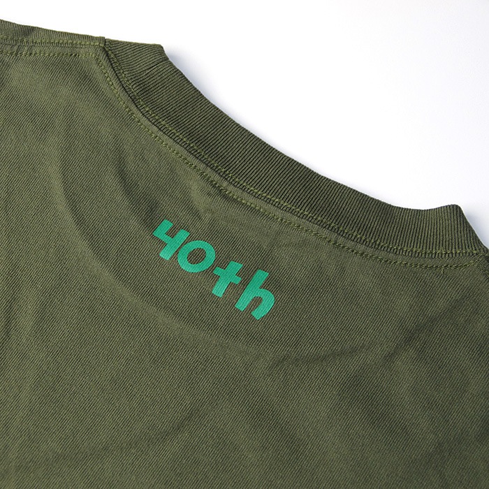 チャムス（CHUMS） アウトドアーズコンパス40周年記念 チャムスコラボTシャツ 「石鎚山」CH01-2811  メンズ/男性用 半袖Tシャツ OUTDOOR'S KOMPAS 40th T-Shirt コットンT 