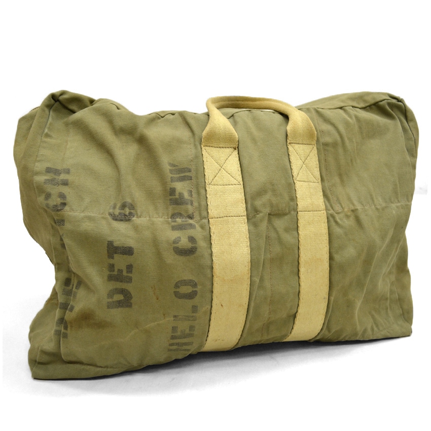 40's U.S.NAVY PARACHUTE TRAVELING BAG ステンシル!! ...