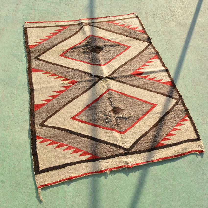 ～1930's Navajo Rug ' Eye dazzler '  1 ... 104cm×140cm