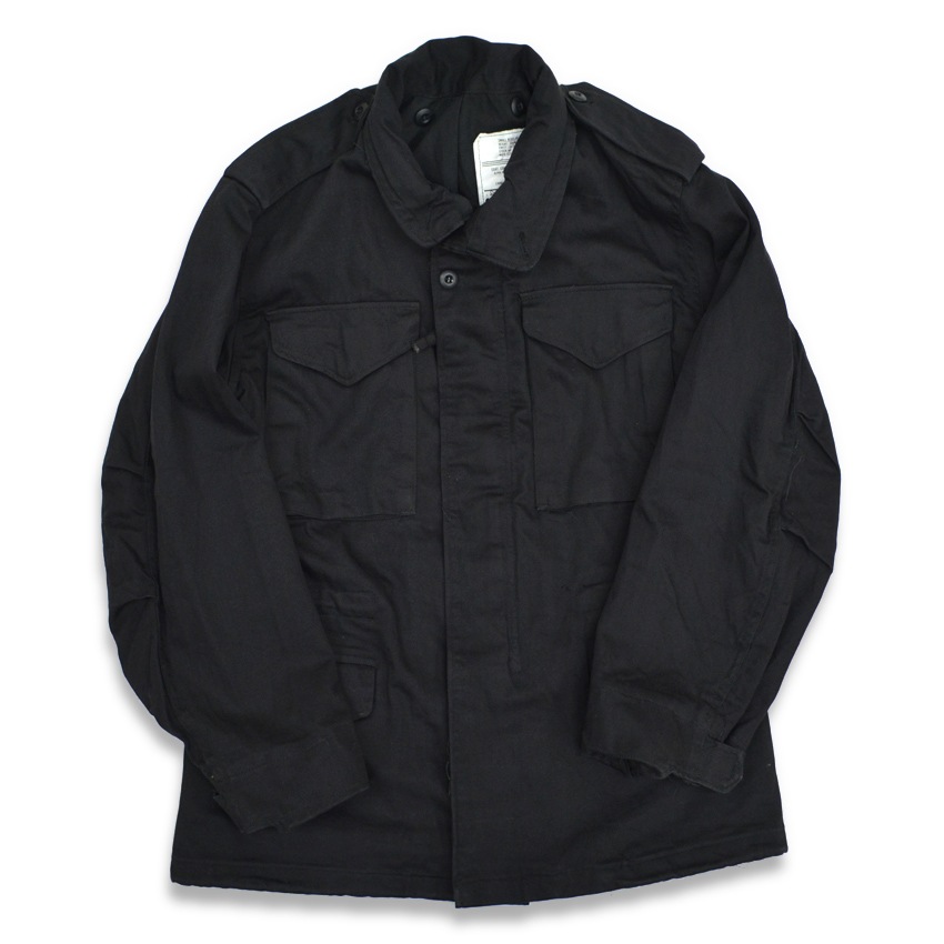 90's ALPHA M-65 BLACK ALL COTTON ... S-R