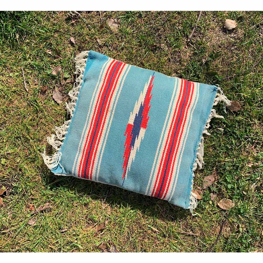 circa ～1970's CHIMAYO RUG CUSHION ... 37cm×33cm