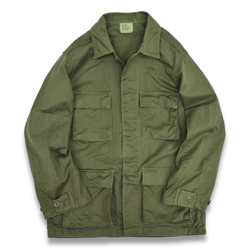 80's～ FRONTLINE 民間 オールコットン BDU ジャケット OD ... M-R