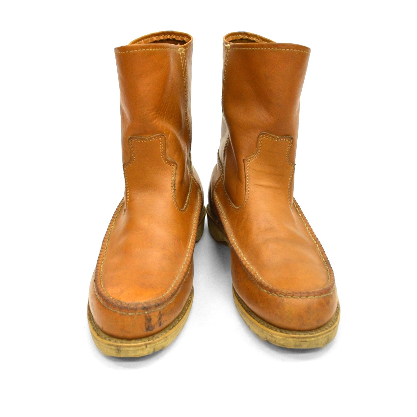 ～70's Sears Moc Toe Work Boots ... about 81/2