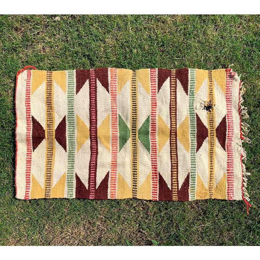 Circa 1930's～ NAVAJO RUG RARE COLOR ... 87cm×50cm