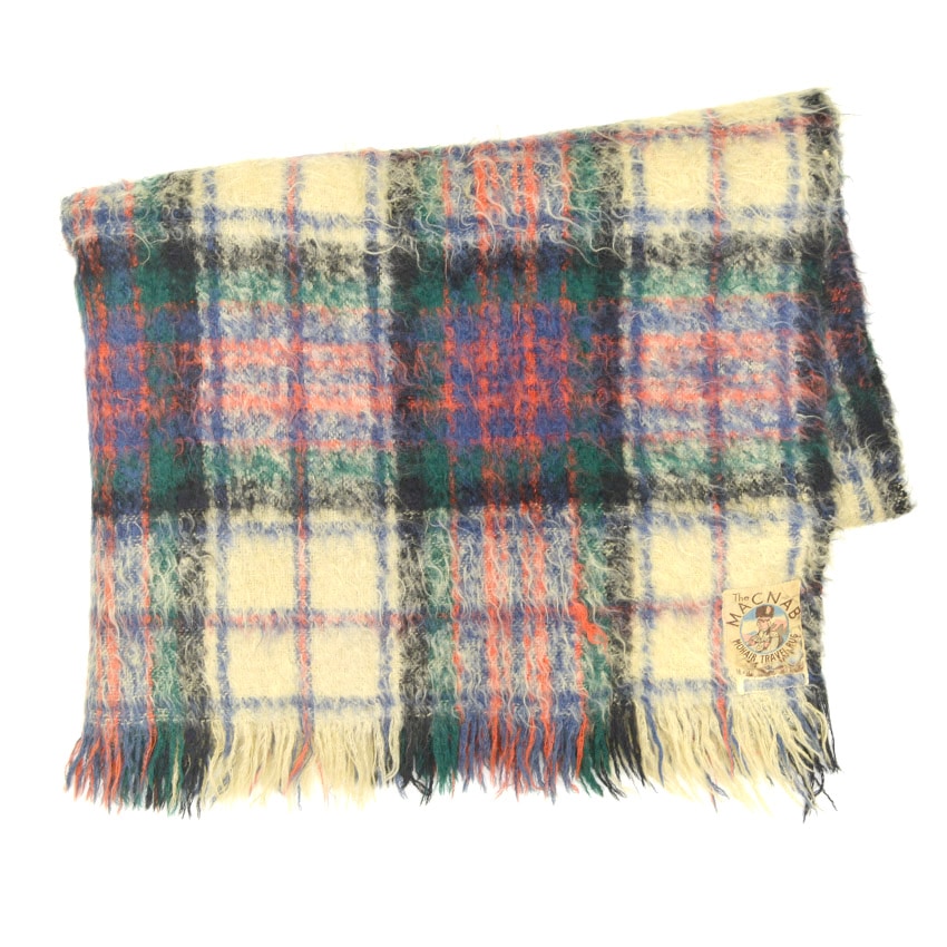 The MACNAB MOHAIR TRAVEL RUG BLANKET... 167cm×115cm