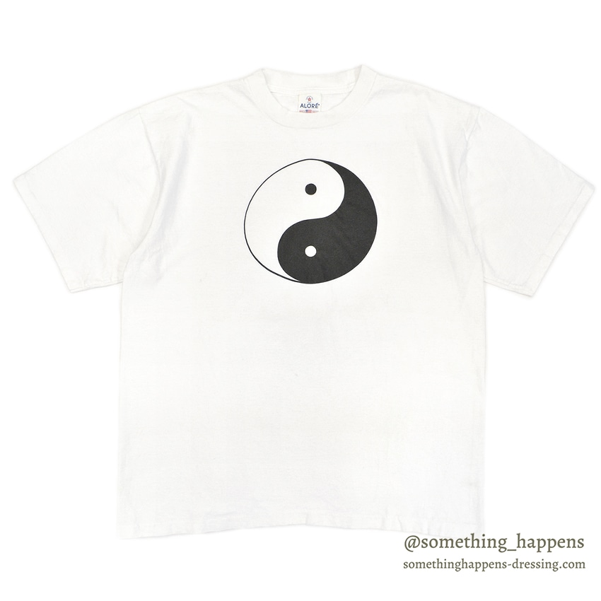 1990's ALORE YIN YANG ART T-SHIRT ... XL