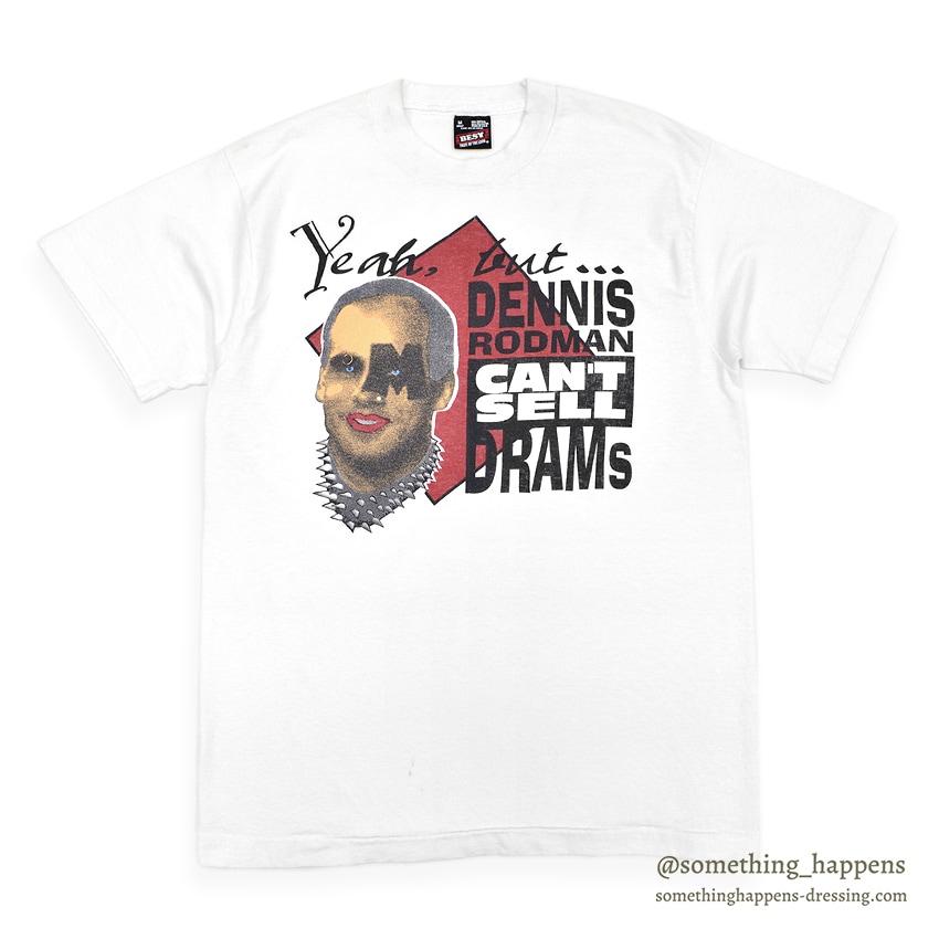 1990's BEST DENNIS RODMAN CAN'T SELL DRAMS T-SHIRT ... M