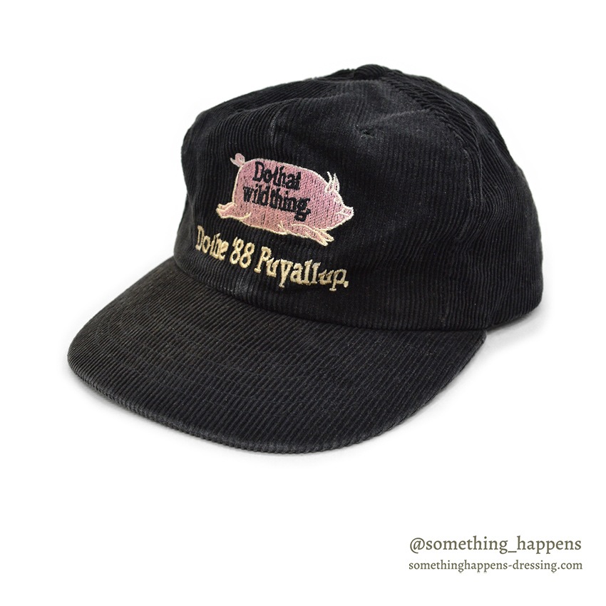 1980's PIG EMBROIDERY Do that wild thing. CAP ...