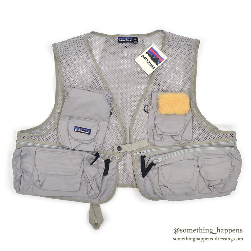 1980's DEADSTOCK PATAGONIA MESH MASTER FISHING VEST ... XL