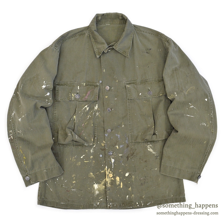 1940's U.S.ARMY WW2 M-43 HBT JACKET / PAINT SPLATTER ...