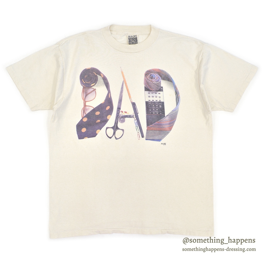 1990's MAZE DAD HUMOR PRINT T-SHIRT ... L