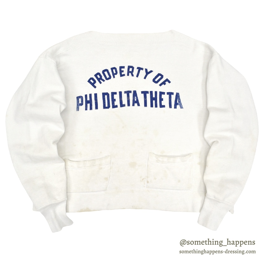1950's CHAMPION PROPERTY OF PHI DELTA THETA SWEAT SHIRT ... XL