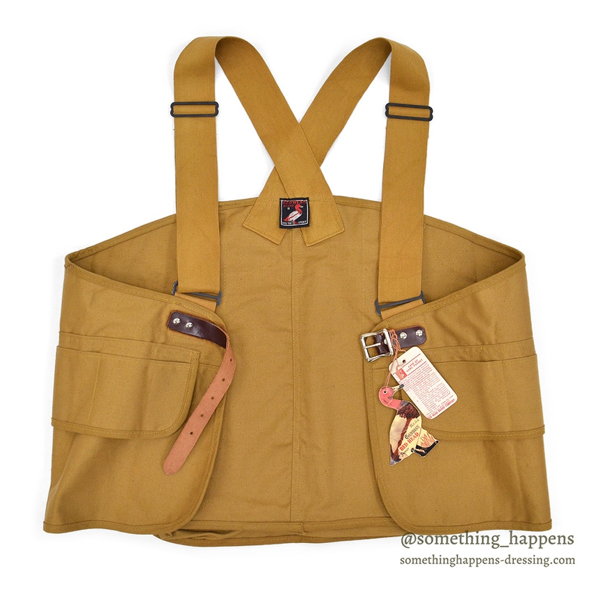 1950's DEADSTOCK RED HAED HUNTING VEST ... M