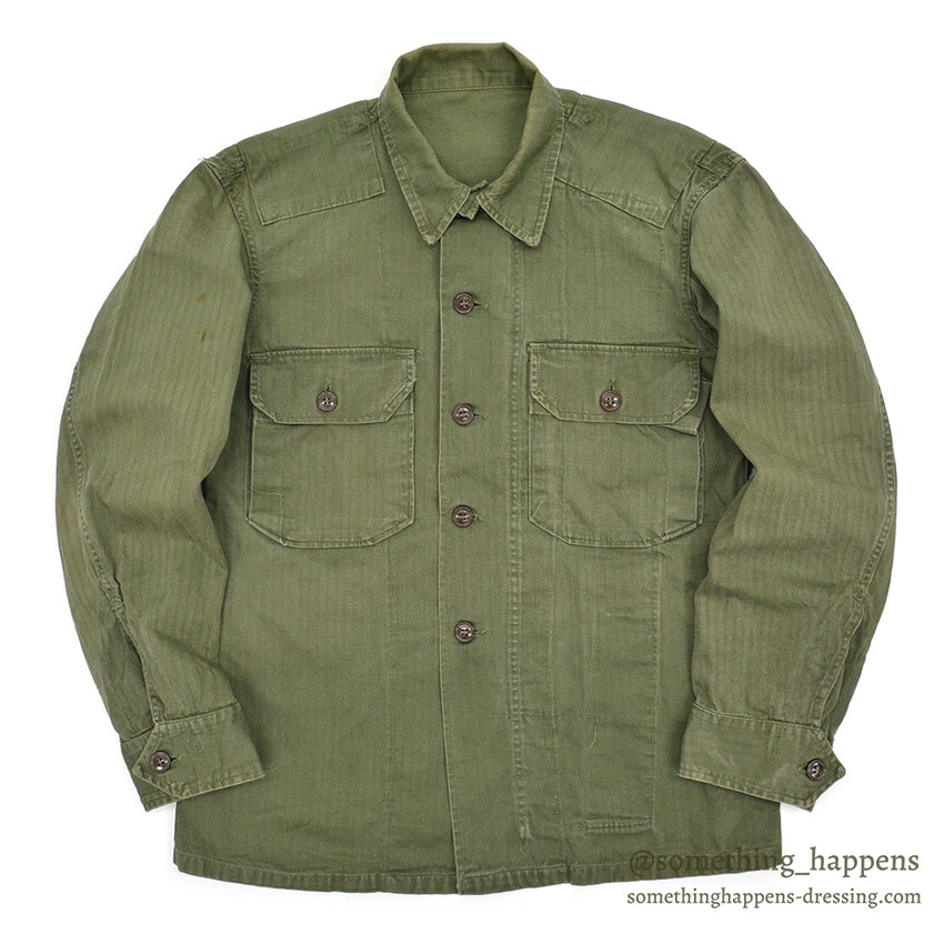 1940's BRITISH ARMY WW2 WAR AID HBT JACKET / US MADE  | JACKETS