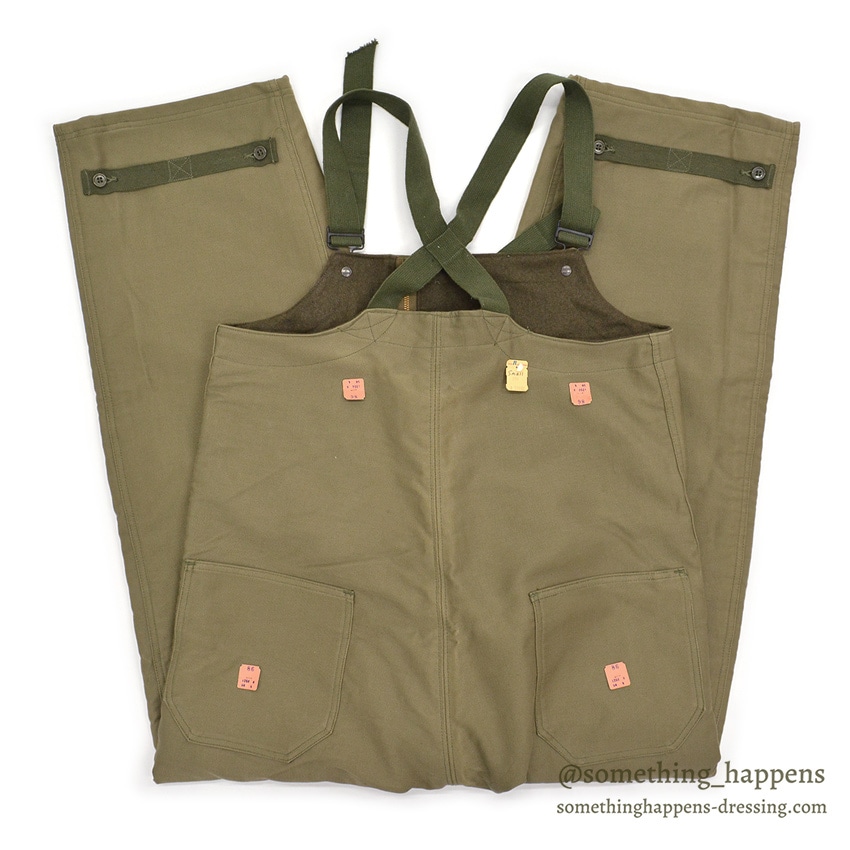 ~1950's DEADSTOCK U.S.NAVY N-1 DECK BIB OVERALL ... SMALL