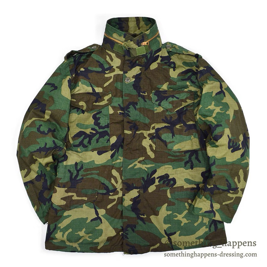 1980's DEDSTOCK CIVILIAN M-65 LC-1 LEAF CAMO JACKET / RDF ... M-R