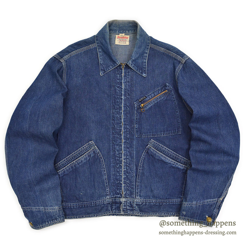 50s\"MONTGOMERY WARD\"Denim jacketSpecial！ Vintage 50s Montgomery Ward 101 Selvedge Jean Denim Jacket