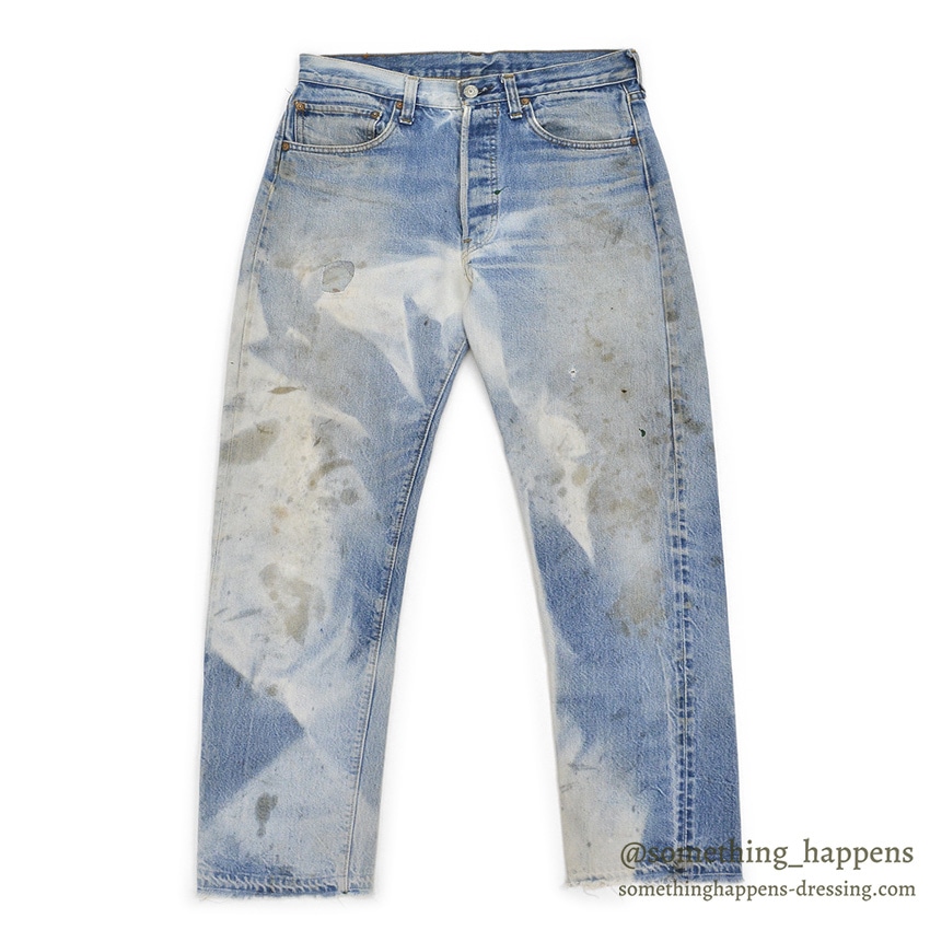 1970's Levi's 501 66 LATE / SUN FADED ... W31/L30