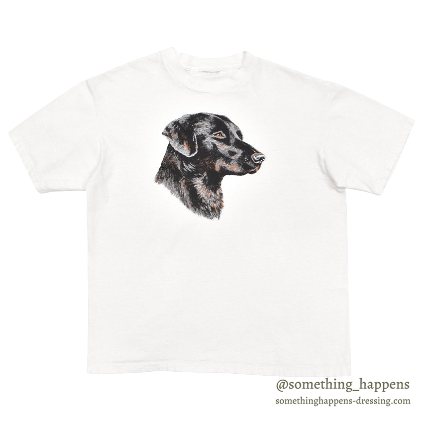 1990's BLACK LABRADOR RETRIEVER PRINT T-SHIRT ...
