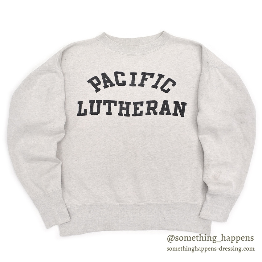 1950's PACIFIC LUTHERAN SWEAT SHIRT ... 