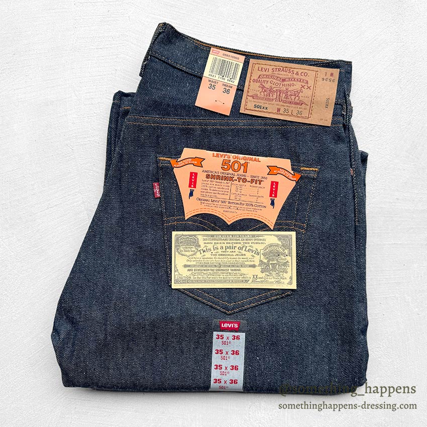 1990's DEADSTOCK Levi's 501 DENIM PANTS / MADE IN USA ... W35/L36