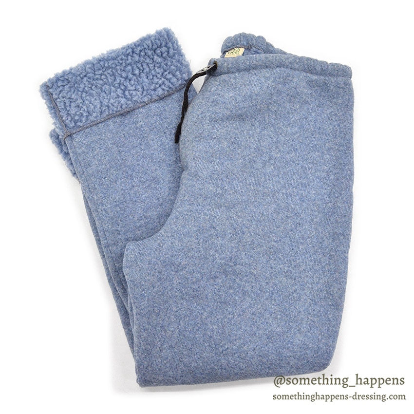 1970's chuck roast LIGHT BLUE PILE PANTS ... L