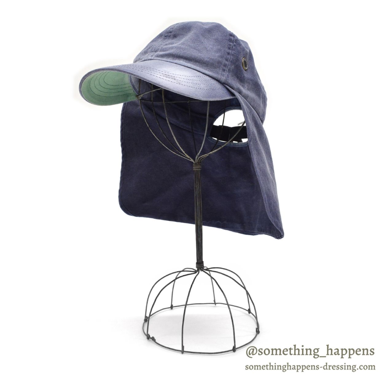 1990's~ LAKE OF THE ISLES SUN FADED NECK FLAP CAP ...