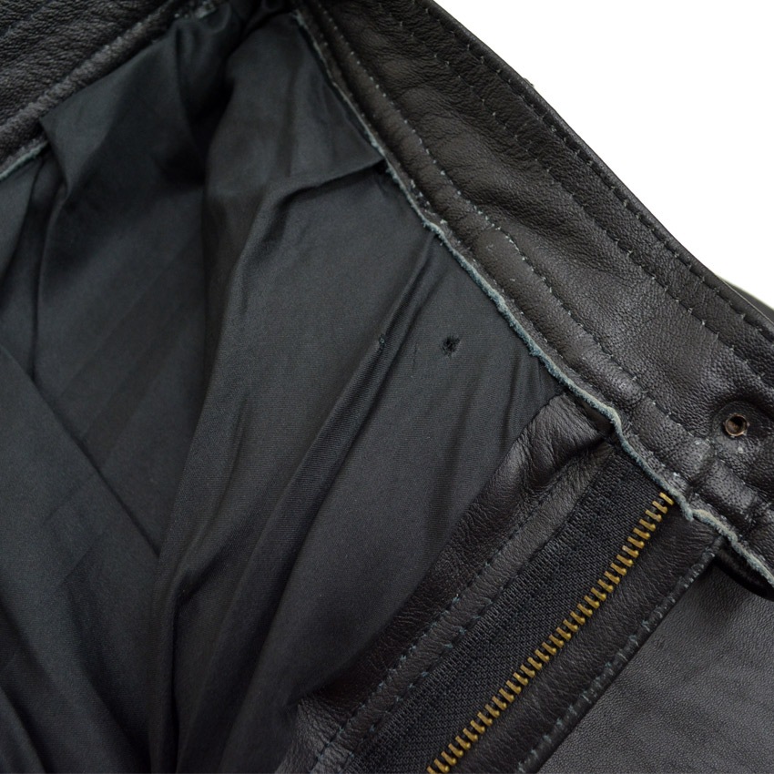 ～90's PAKISTAN LEATHER PANTS ... W32