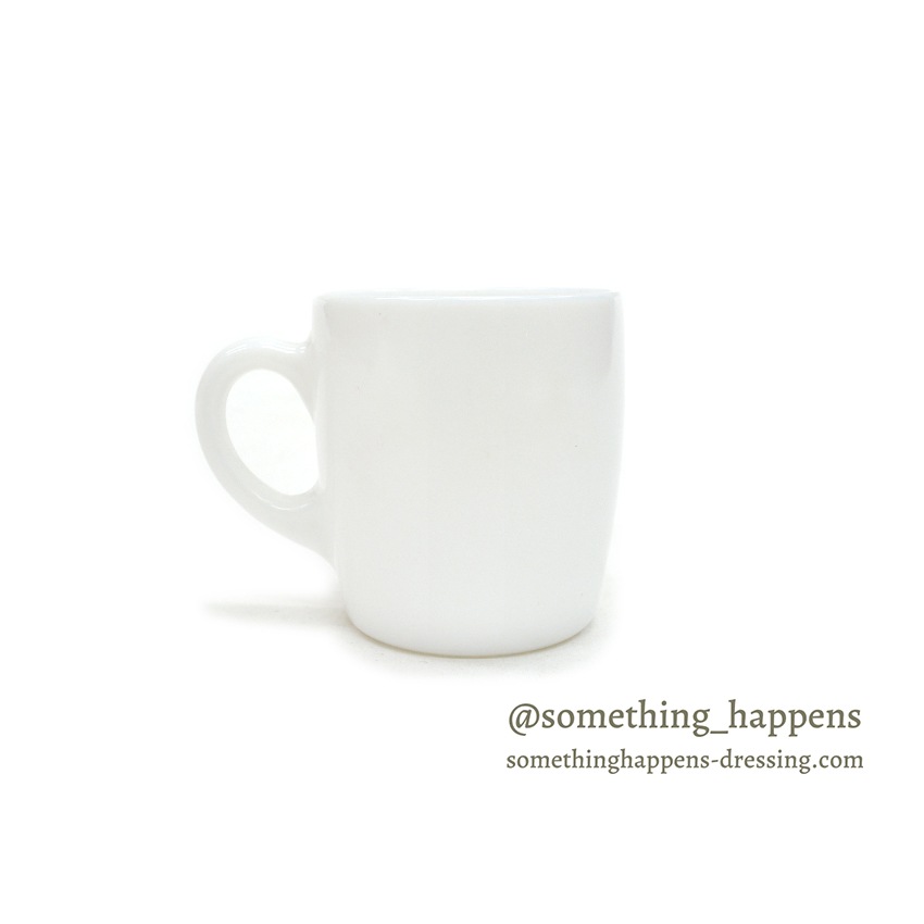 OLD NAVAJO FACE ADVERTISING MILK GLASS MUG ... MINT