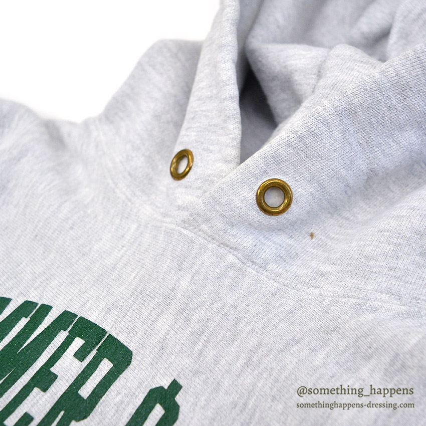 1990's CHAMPION REVERSE WEAVE SWEAT PARKA / TWO SIDED PRINT ... L