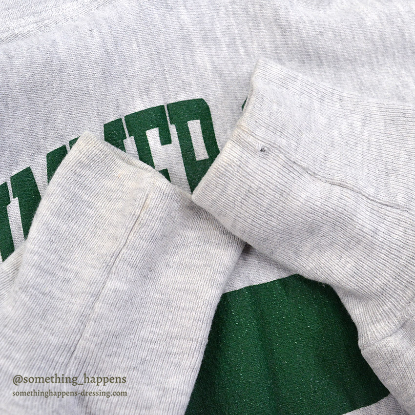 1990's CHAMPION REVERSE WEAVE SWEAT PARKA / TWO SIDED PRINT ... L