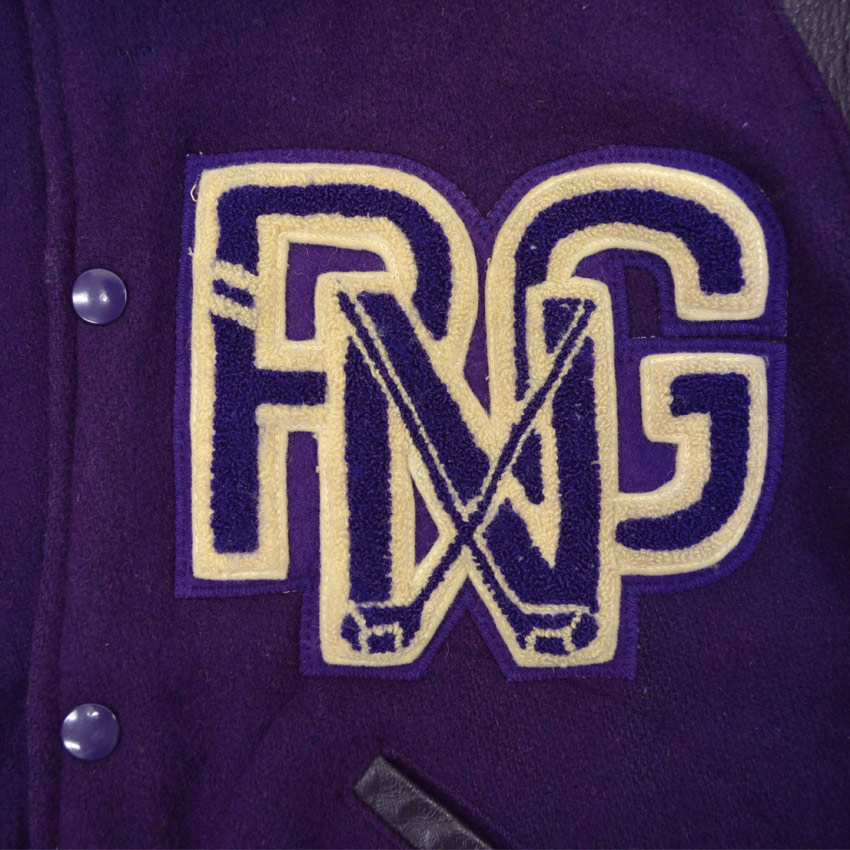 60's Fab Knit HOLT'S Sporting Goods Varsity Jacket  38
