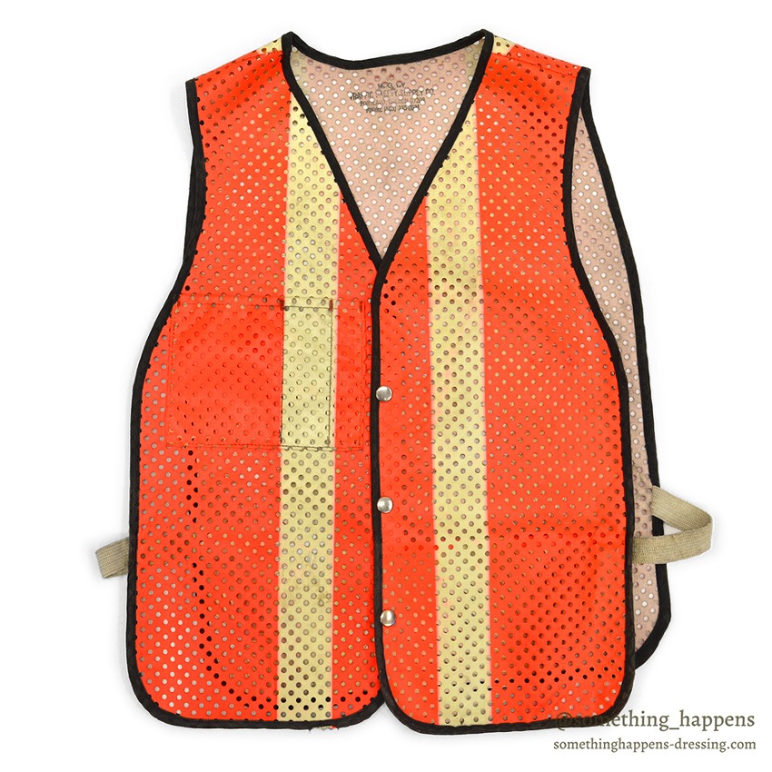 1970's TRAFFIC SAFETY SUPPLY CO. SAFETY VEST 確認用 TOPS SOLD
