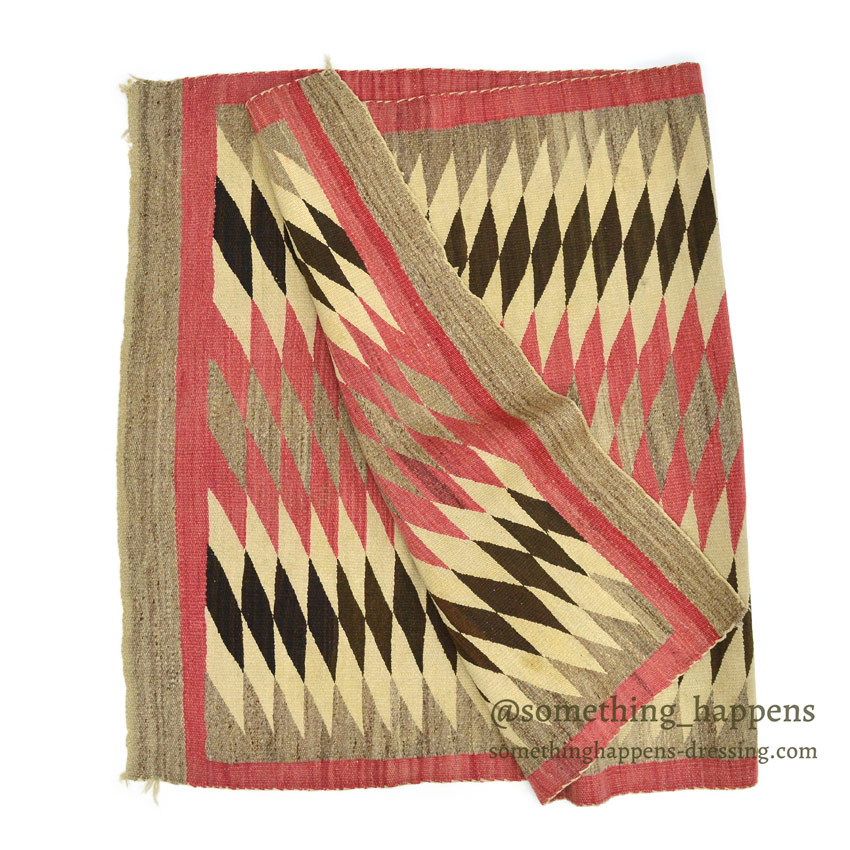 c.1940's NAVAJO RUG ZIGZAG PATTERN ... 159cm×97cm