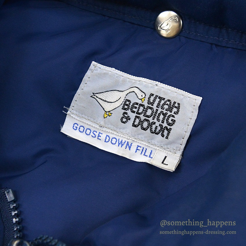 1980's UTAH BEDDING & DOWN /GORE-TEX DOWN JACKET ... L