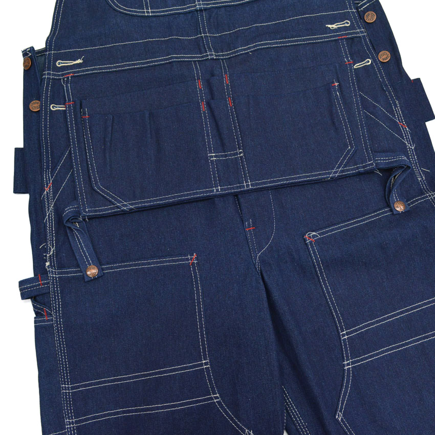 ～90's Deadstock BIGMAC エプロン付 ダブルニー デニムオーバーオール ...36×34