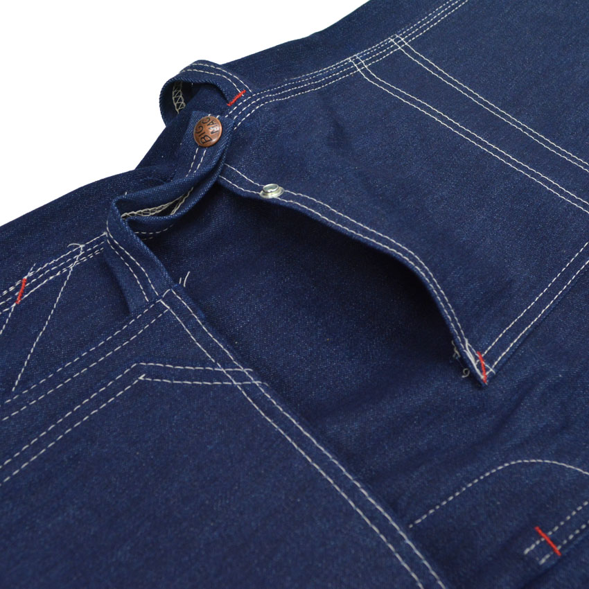 ～90's Deadstock BIGMAC エプロン付 ダブルニー デニムオーバーオール ...36×34