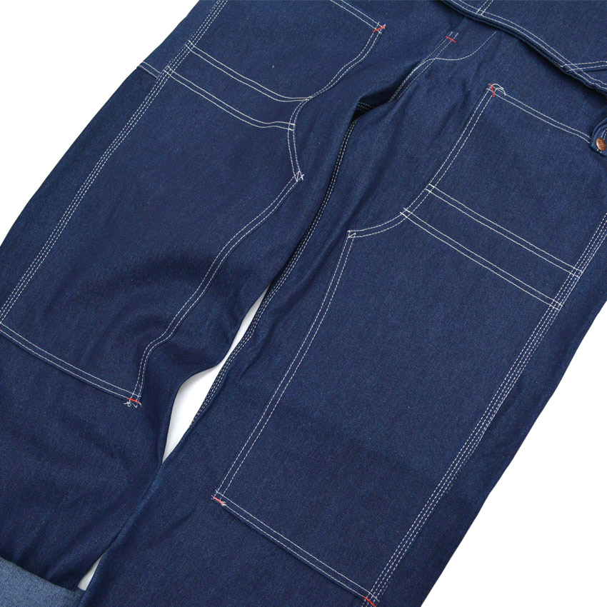 ～90's Deadstock BIGMAC エプロン付 ダブルニー デニムオーバーオール ...36×34