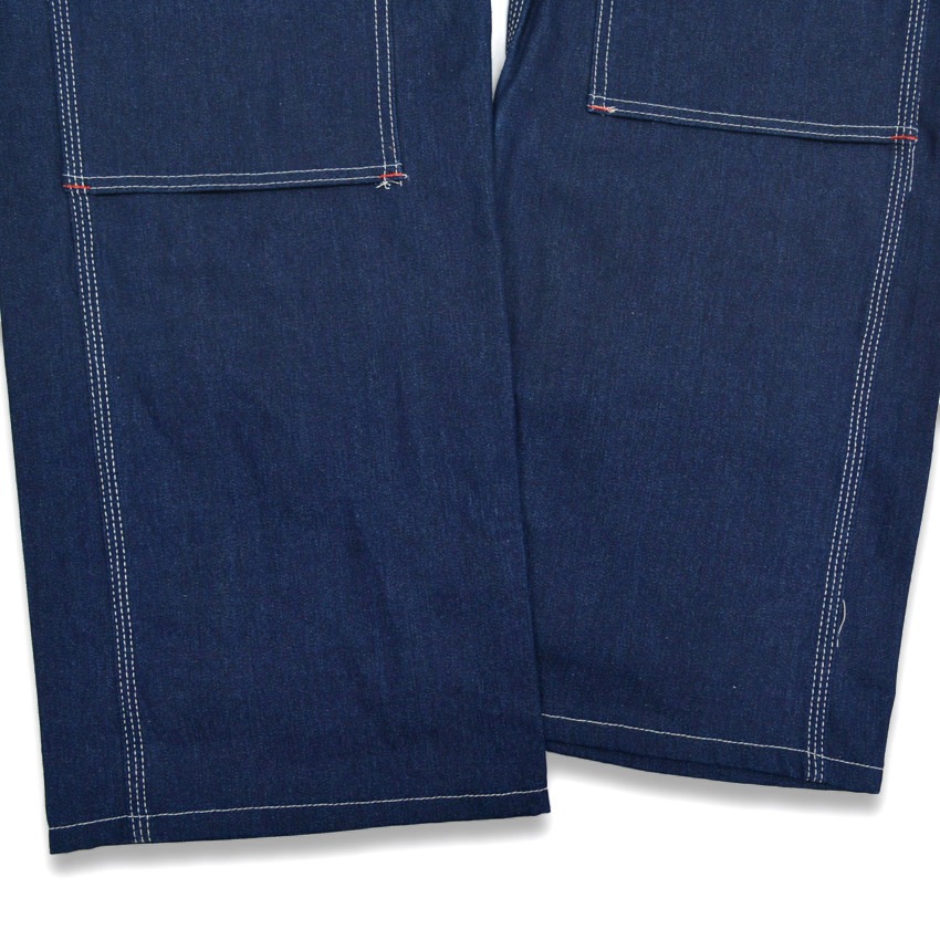 ～90's Deadstock BIGMAC エプロン付 ダブルニー デニムオーバーオール ...36×34