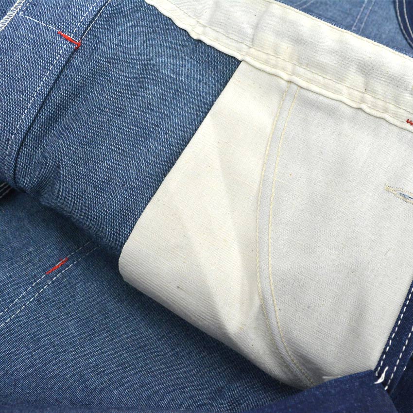 ～90's Deadstock BIGMAC エプロン付 ダブルニー デニムオーバーオール ...36×34