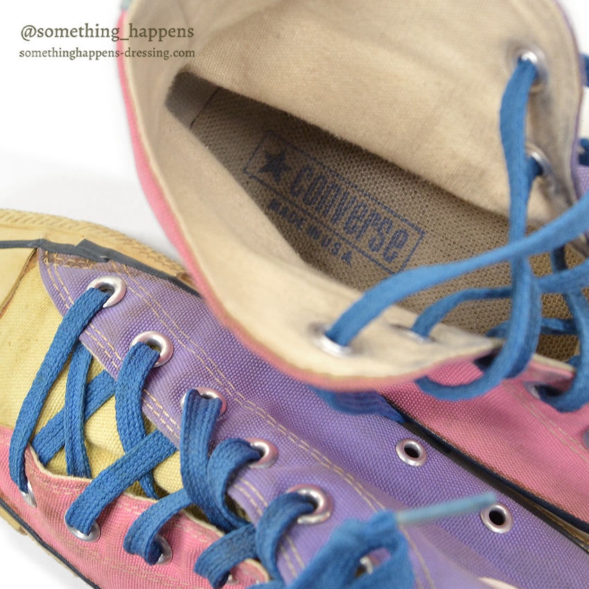1980's CONVERSE ALL STAR CRAZY PATTERN HI ... 8