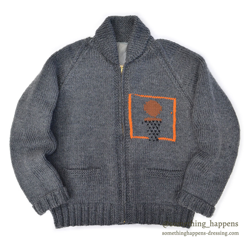 1960's BASKETBALL COWICHAN SWEATER ...