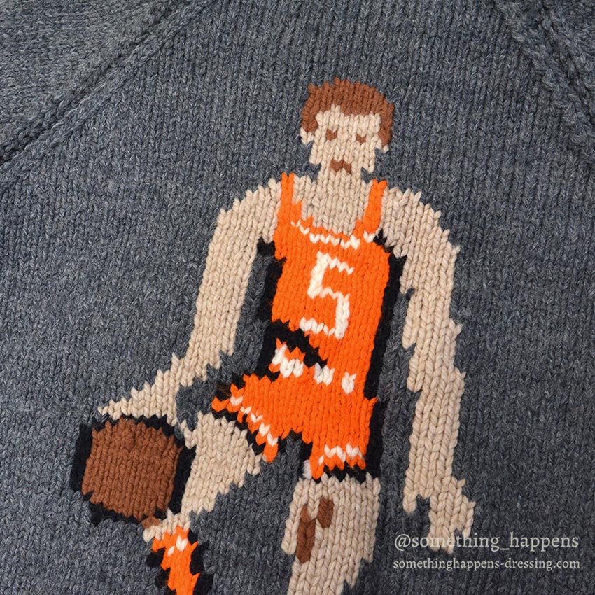 1960's BASKETBALL COWICHAN SWEATER ...