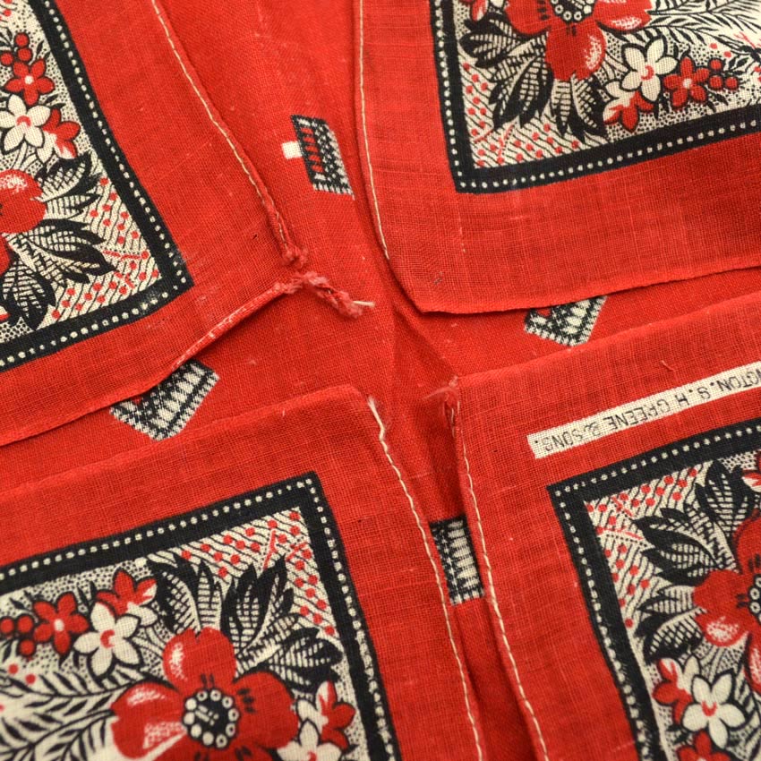 ビンテージ　20s 30s バンダナ　スペシャルピース　ターキーレッド ビンテージ 20s 30s バンダナ スペシャルピース ターキーレッド