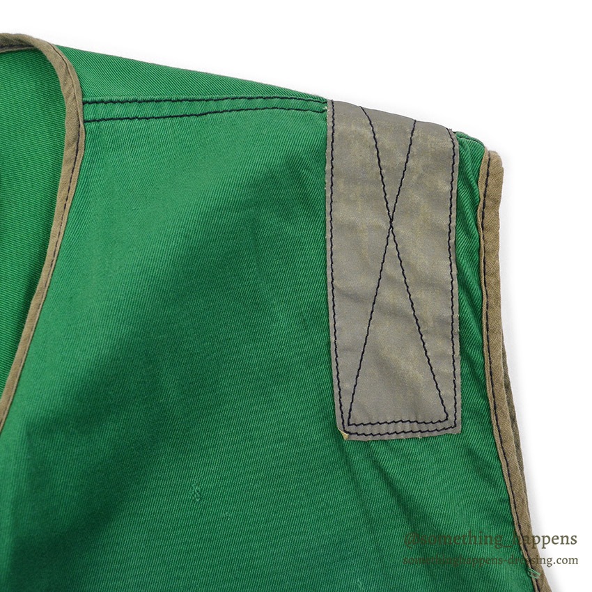 1980's U.S.NAVY LIFE PRESERVER VEST MARKⅠ GREEN / STENCIL ... L